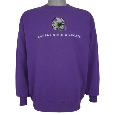 NCAA (Hanes) - Kansas State Wildcats Crew Neck Sweatshirt 1990s Large