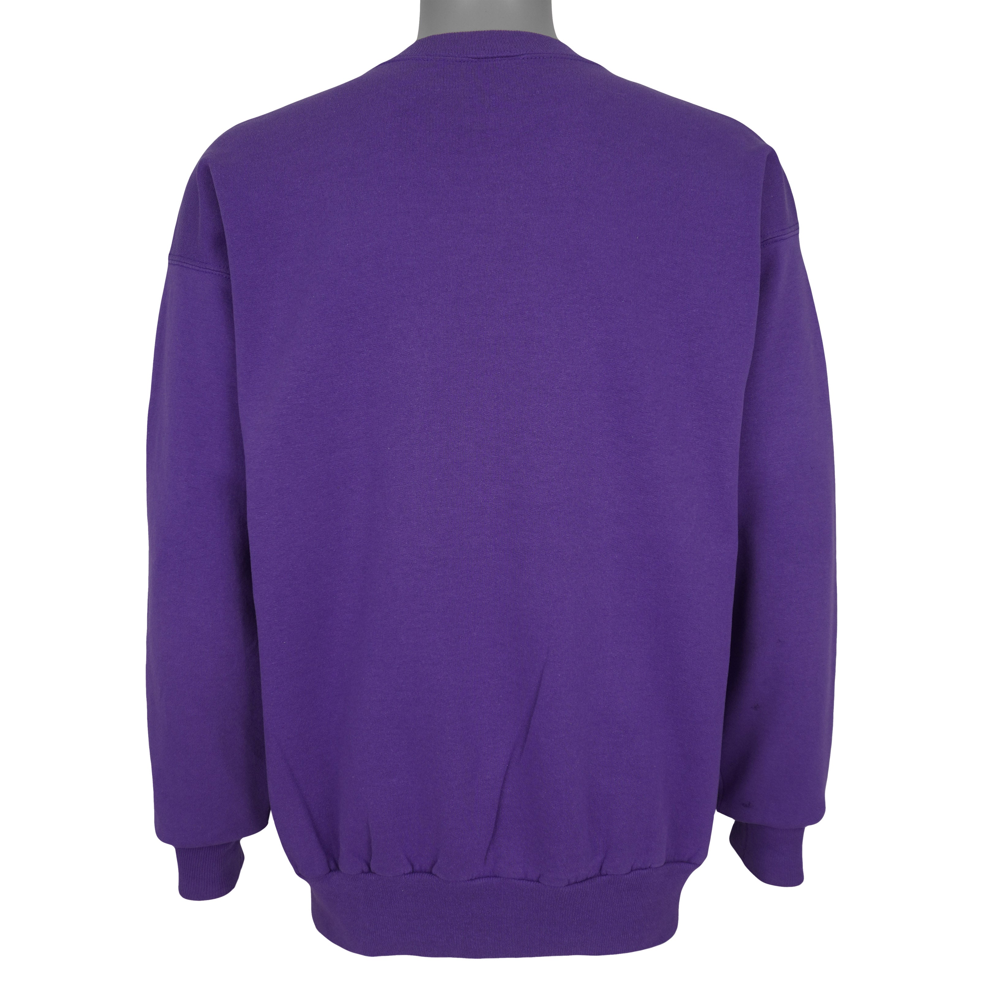 NCAA (Hanes) - Kansas State Wildcats Crew Neck Sweatshirt 1990s Large Vintage Retro