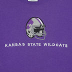 NCAA (Hanes) - Kansas State Wildcats Crew Neck Sweatshirt 1990s Large Vintage Retro