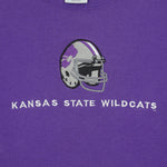 NCAA (Hanes) - Kansas State Wildcats Crew Neck Sweatshirt 1990s Large Vintage Retro