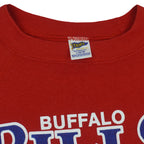 NFL (Trench) - Buffalo Bills Helmet Sweatshirt 1988 Large Vintage Retro Football