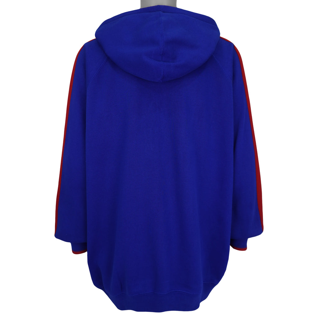 NFL (Lee) - New York Giants Embroidered Hooded Sweatshirt 1990s XX-Large Vintage Retro Football