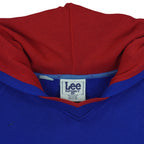 NFL (Lee) - New York Giants Embroidered Hooded Sweatshirt 1990s XX-Large Vintage Retro Football