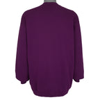Vintage (Wilson) - Native American Wolves and Eagle Crew Neck Sweatshirt 1990s Large in purple