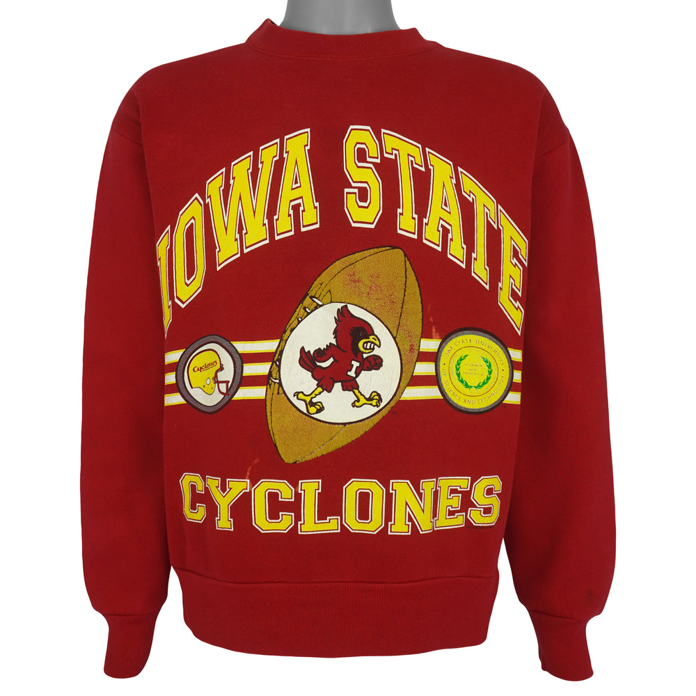 NCAA - Iowa State Cyclones Crew Neck Sweatshirt 1991 Medium Vintage Retro