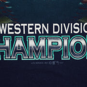 MLB (Tultex) - Seattle Mariners Western Division Champions T-Shirt 1997 Large Vintage Retro Baseball