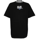 NFL - Detroit Lions Not Just Football Spell-Out T-Shirt 1990s X-Large Vintage Retro Football