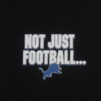 NFL - Detroit Lions Not Just Football Spell-Out T-Shirt 1990s X-Large Vintage Retro Football