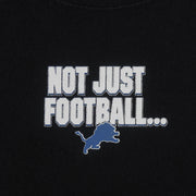 NFL - Detroit Lions Not Just Football Spell-Out T-Shirt 1990s X-Large Vintage Retro Football