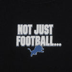 NFL - Detroit Lions Not Just Football Spell-Out T-Shirt 1990s X-Large Vintage Retro Football
