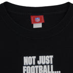NFL - Detroit Lions Not Just Football Spell-Out T-Shirt 1990s X-Large Vintage Retro Football