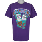 MLB (Lee) - Arizona Diamondbacks Baseball Tickets T-Shirt 2001 Large Vintage Retro Baseball