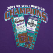MLB (Lee) - Arizona Diamondbacks Baseball Tickets T-Shirt 2001 Large Vintage Retro Baseball
