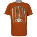 Burnt orange Jerzees Texas Longhorns T-shirt front view