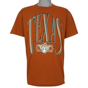 Burnt orange Jerzees Texas Longhorns T-shirt front view