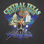 Harley Davidson - Central Texas T-Shirt 1995 X-Large Vintage Retro