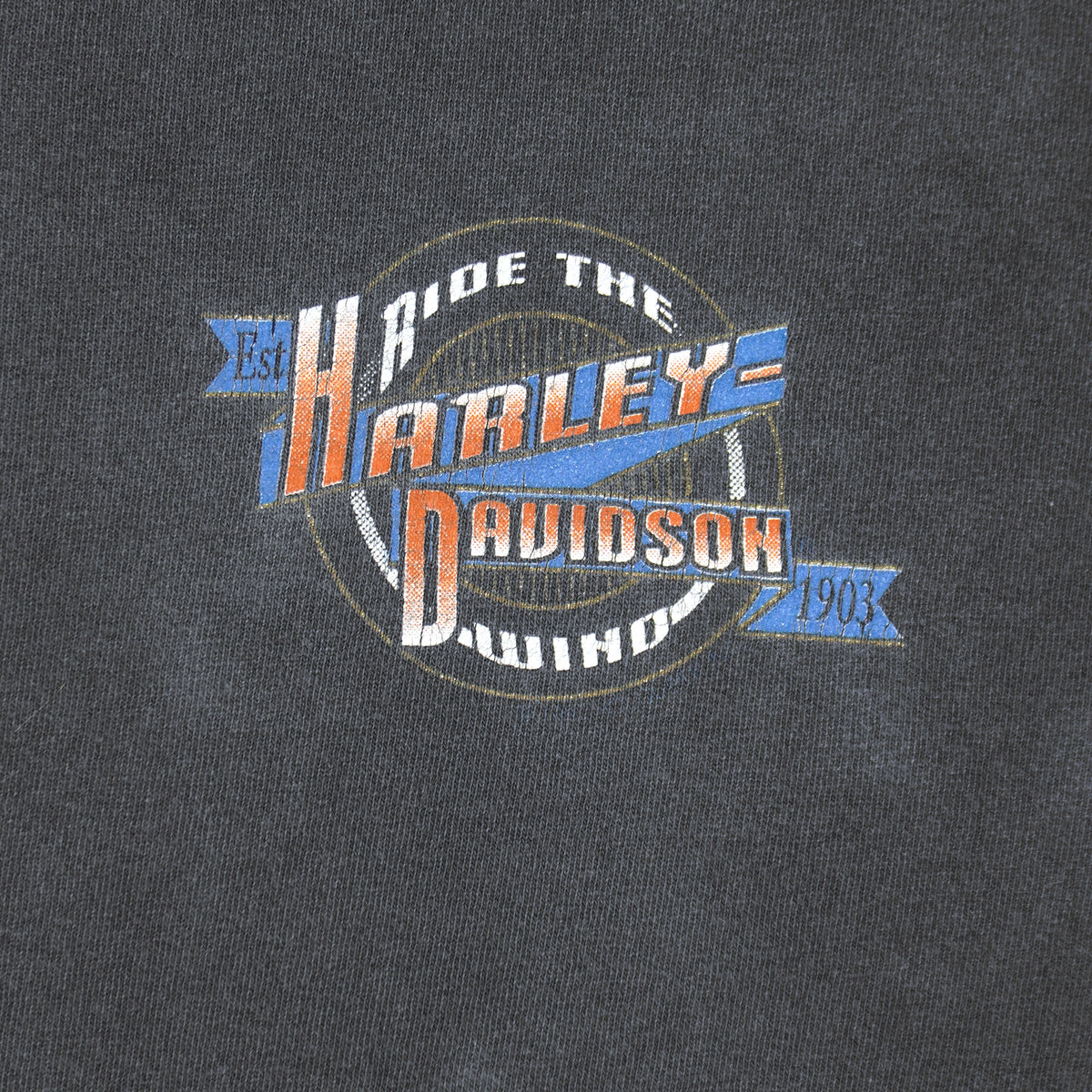 Harley Davidson - Central Texas T-Shirt 1995 X-Large Vintage Retro