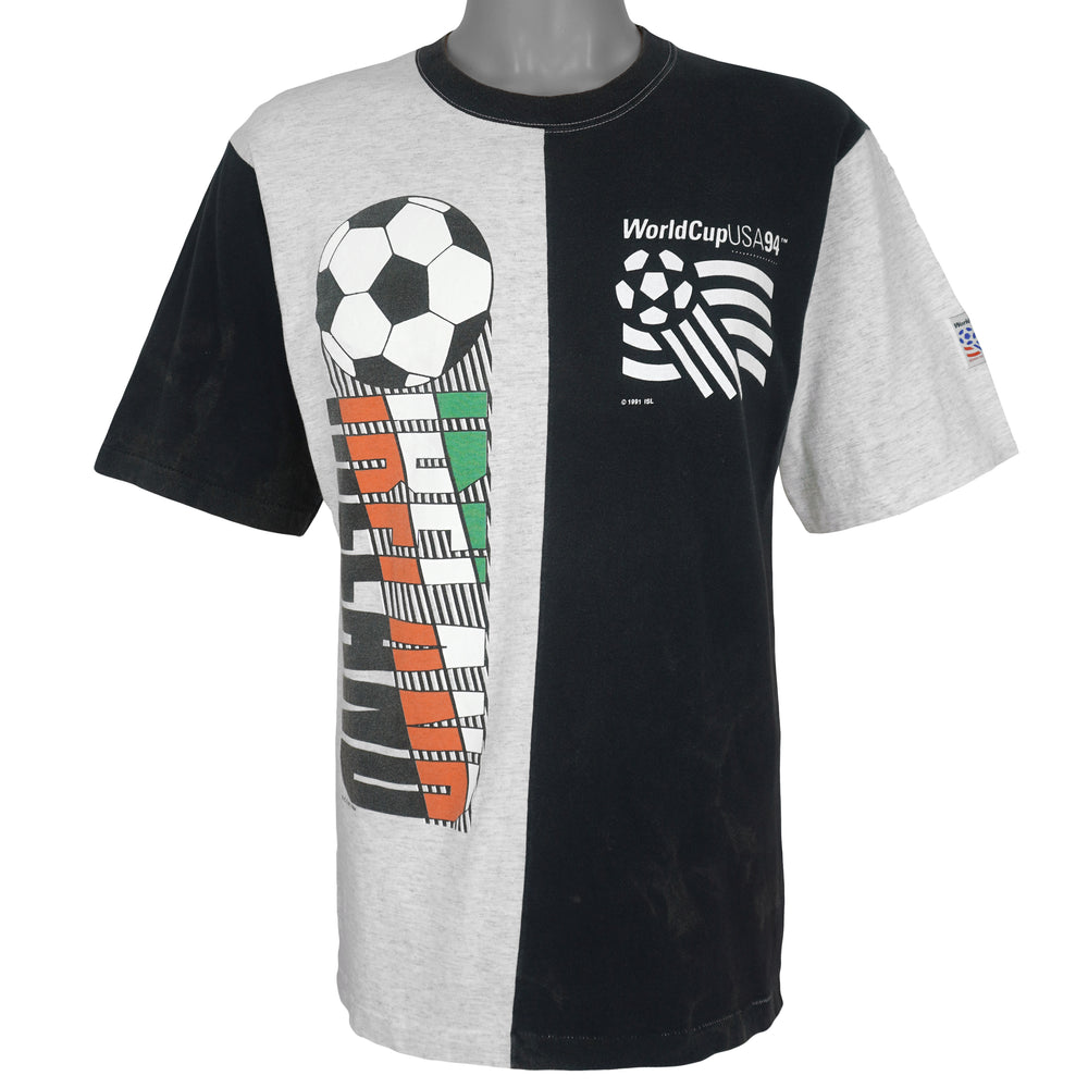 Vintage (Waves) - Team Ireland World Cup Soccer T-Shirt 1994 Medium Vintage Retro