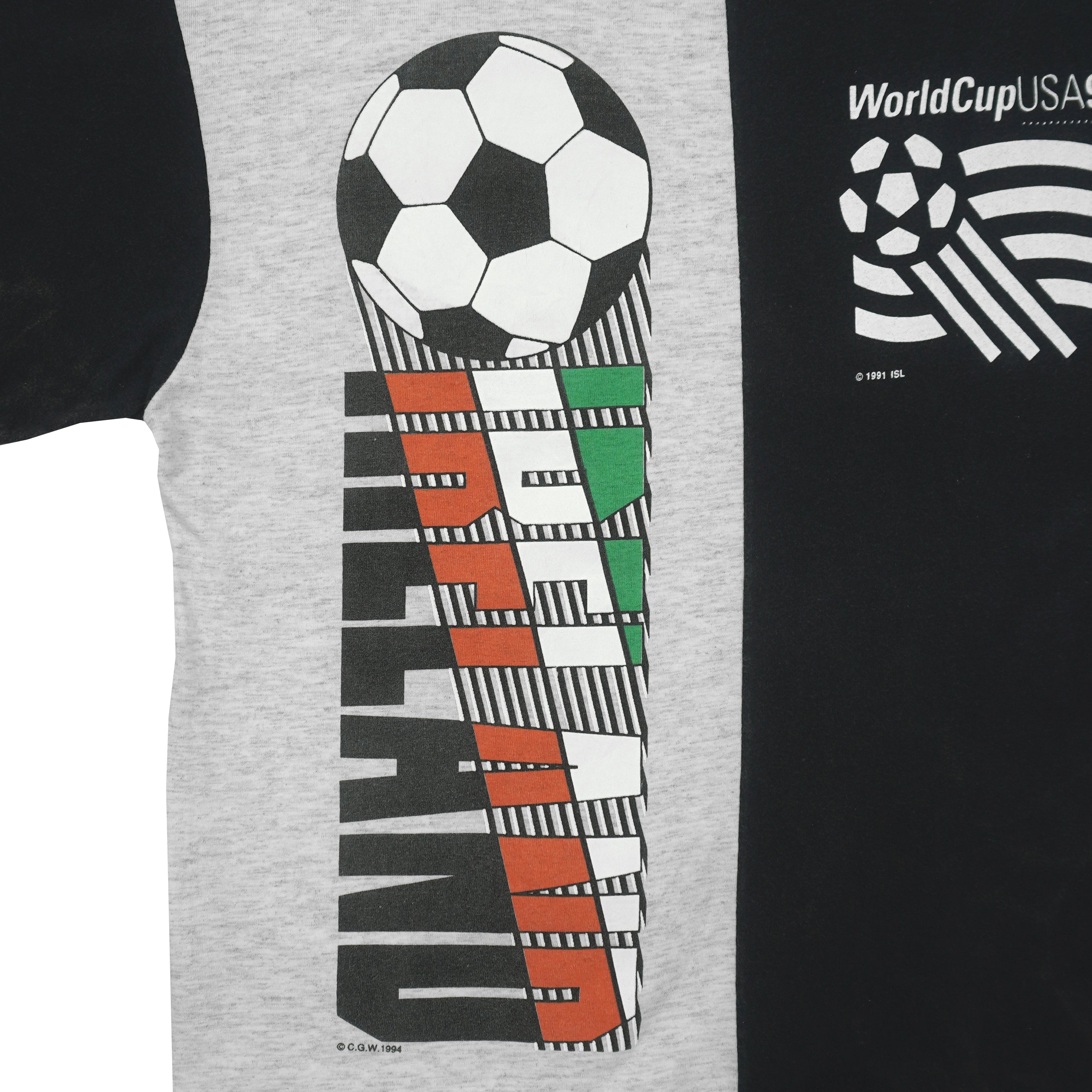 Vintage (Waves) - Team Ireland World Cup Soccer T-Shirt 1994 Medium Vintage Retro