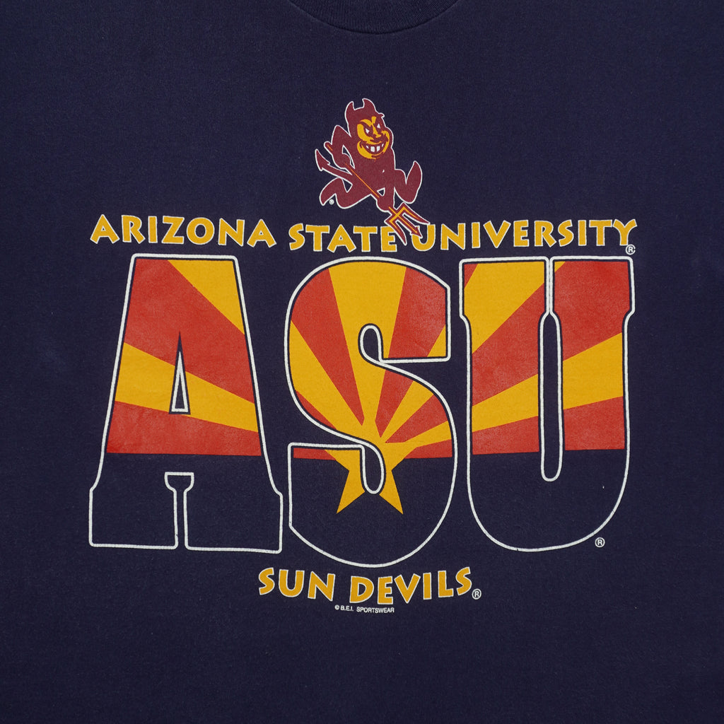 NCAA (Fruit Of The Loom) - ASU Sun Devils Single Stitch T-Shirt 1990s XX-Large Vintage Retro