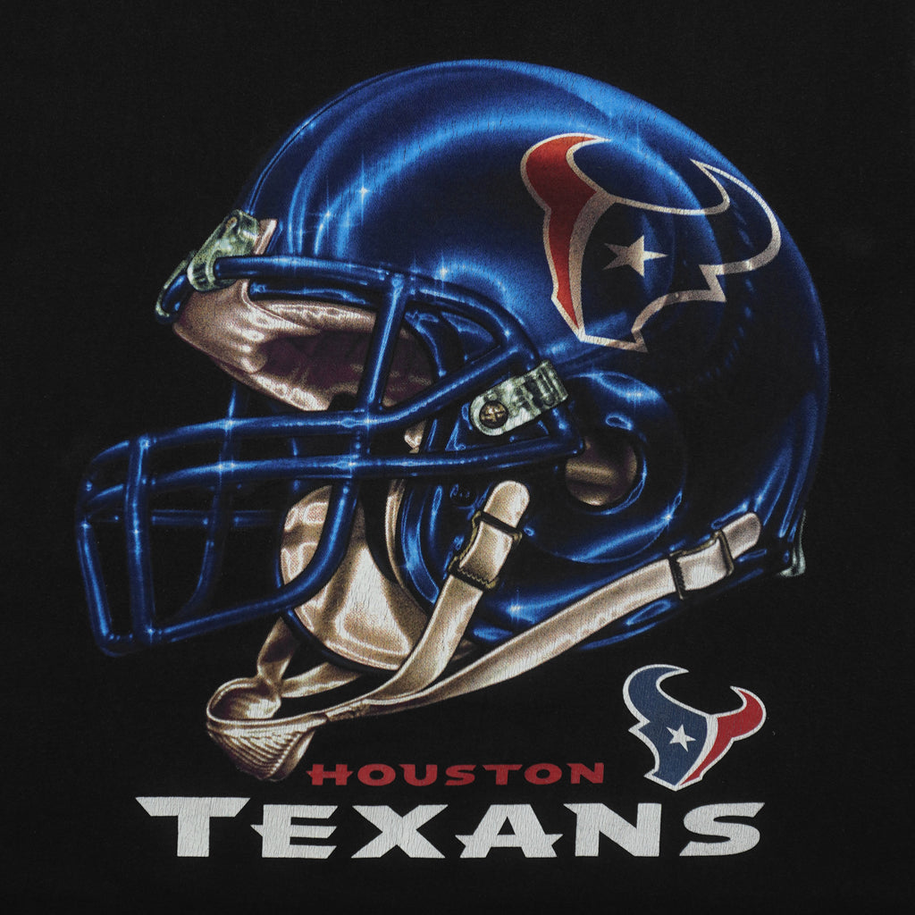 NFL - Houston Texans Helmet T-Shirt 1990s Large Vintage Retro Football
