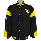 NHL (Nutmeg) - Pittsburgh Penguins Puffer Jacket 1990s Large Vintage Retro Hockey