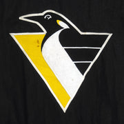 NHL (Nutmeg) - Pittsburgh Penguins Puffer Jacket 1990s Large Vintage Retro Hockey