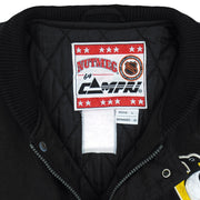 NHL (Nutmeg) - Pittsburgh Penguins Puffer Jacket 1990s Large Vintage Retro Hockey