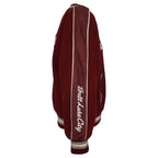 Burgundy and cream Roots Canada Team Canada Salt Lake 2002 varsity jacket