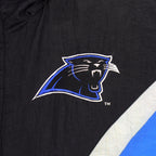 NFL (Apex One) - Carolina Panthers Puffer Pullover 1990s Large Vintage Retro Football
