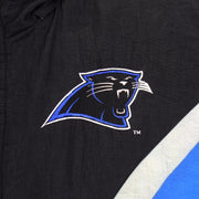 NFL (Apex One) - Carolina Panthers Puffer Pullover 1990s Large Vintage Retro Football