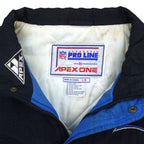 NFL (Apex One) - Carolina Panthers Puffer Pullover 1990s Large Vintage Retro Football