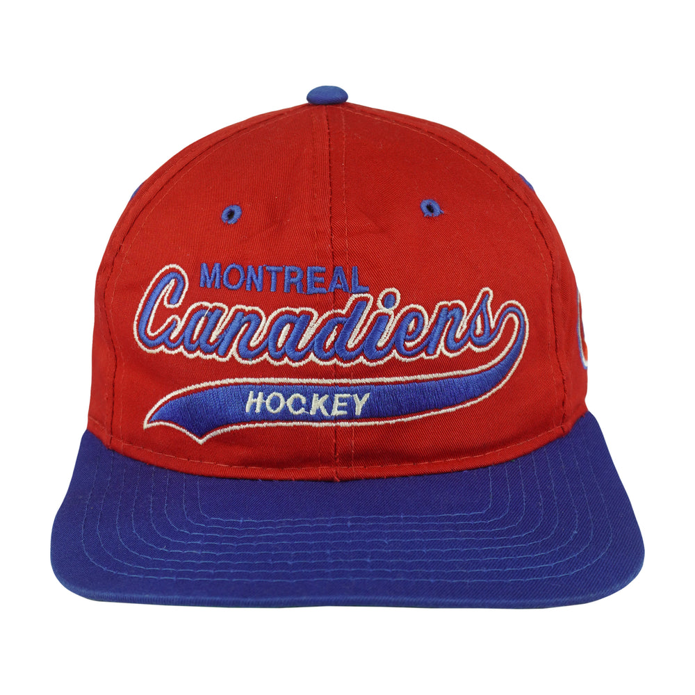 Starter (The Classic) - NHL Montreal Canadiens Snapback Hat 1990s OSFA Vintage Retro Hockey