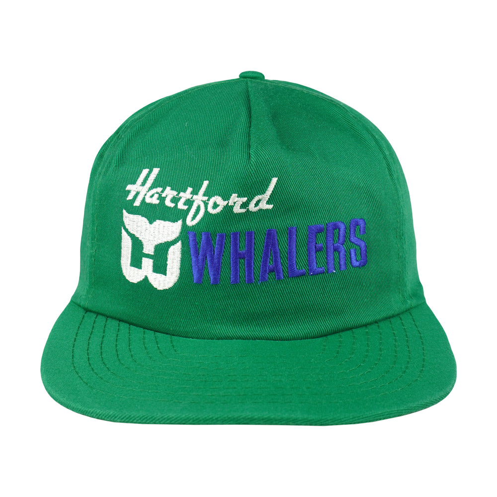 NHL (CCM) - Harford Whalers Snapback Hat 1990s OSFA Vintage Retro Hockey