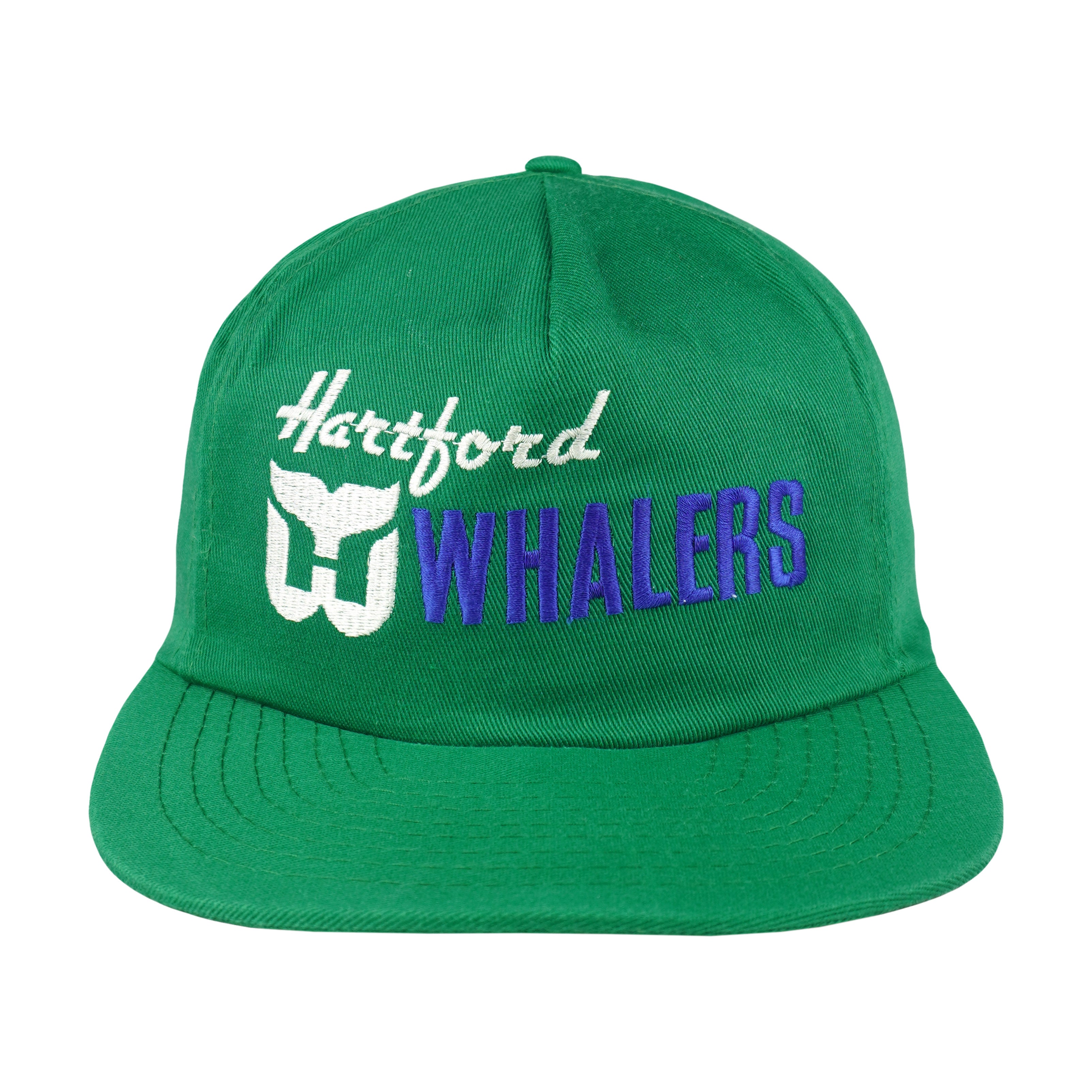 NHL (CCM) - Harford Whalers Snapback Hat 1990s OSFA Vintage Retro Hockey