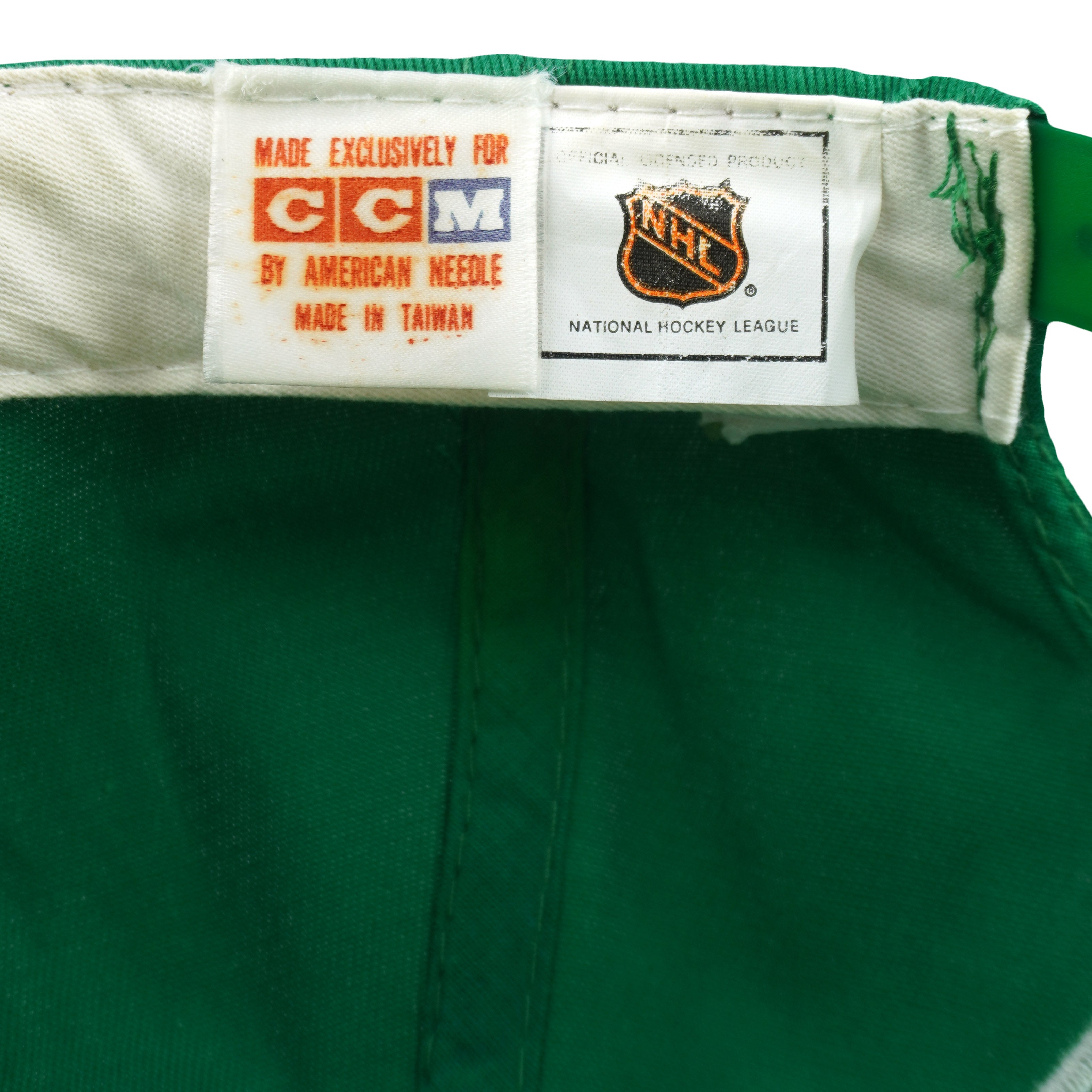 NHL (CCM) - Harford Whalers Snapback Hat 1990s OSFA Vintage Retro Hockey