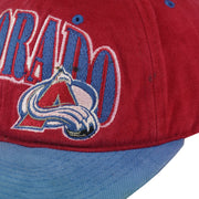 Starter (NHL) - Colorado Avalanche Snapback Hat 1990s OSFA Vintage Retro Hockey