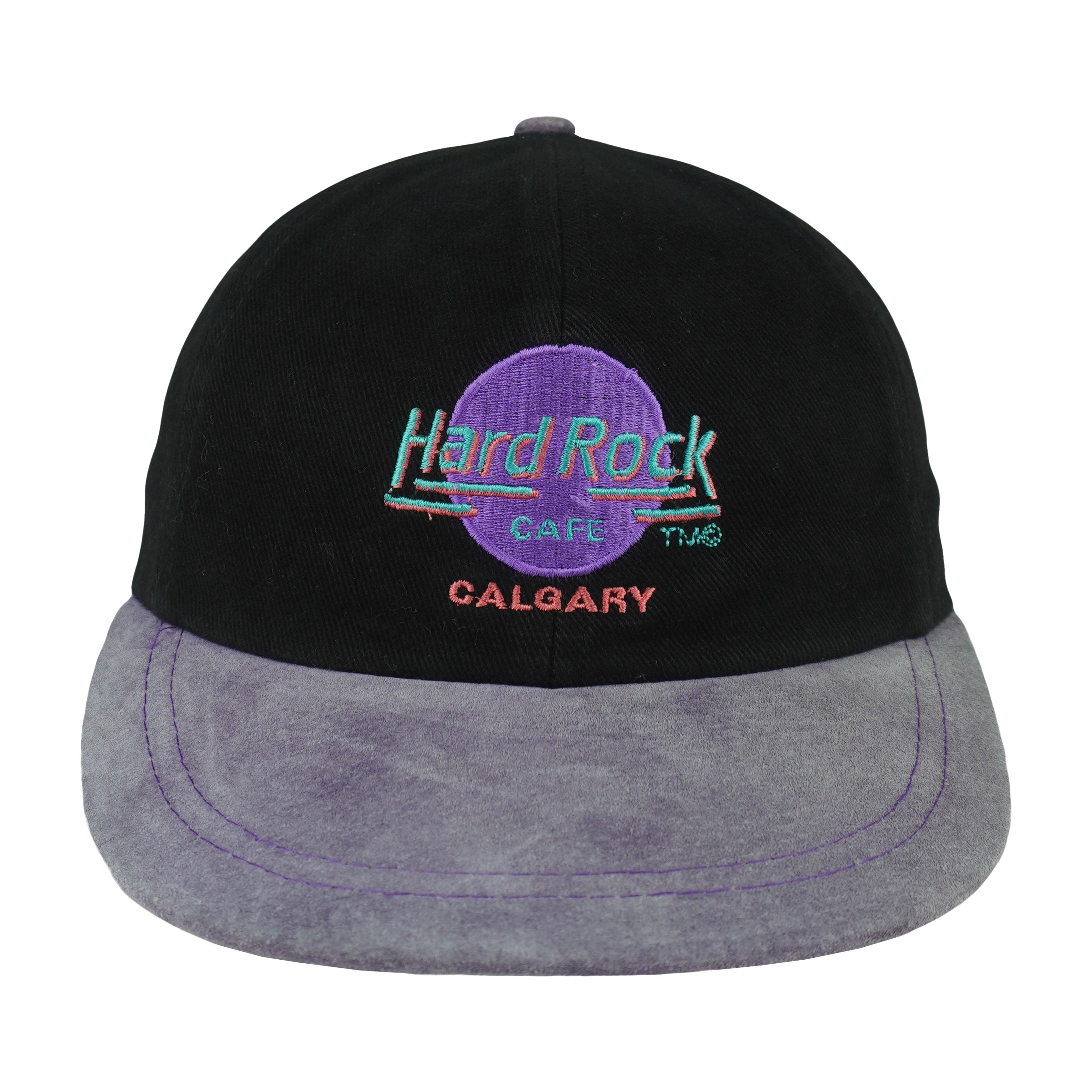 Vintage - Hard Rock Calgary Strapback Hat 1990s OSFA Vintage Retro