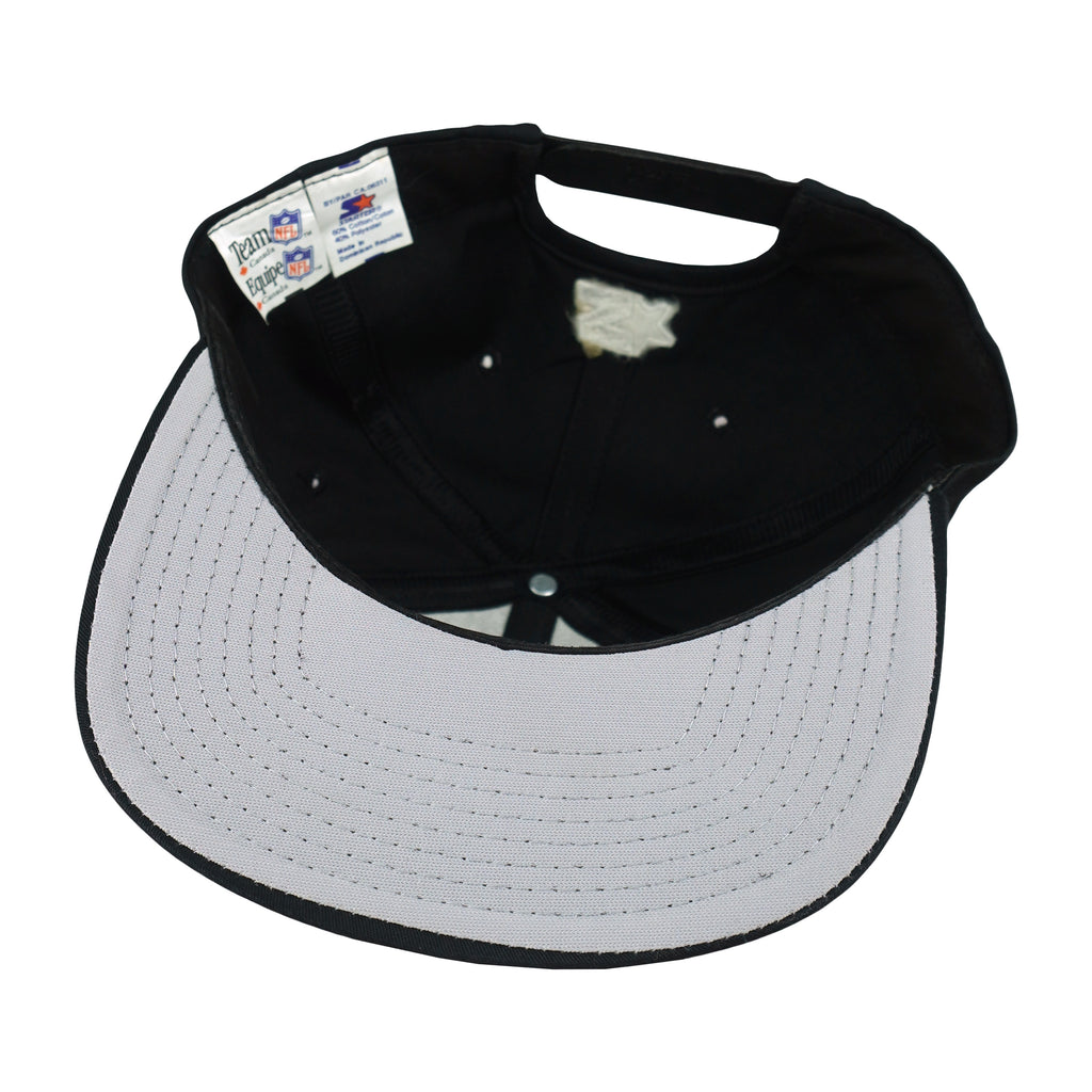 Starter (NFL) - Budweiser Football Embroidered Snapback Hat 1990s OSFA Vintage Retro Football