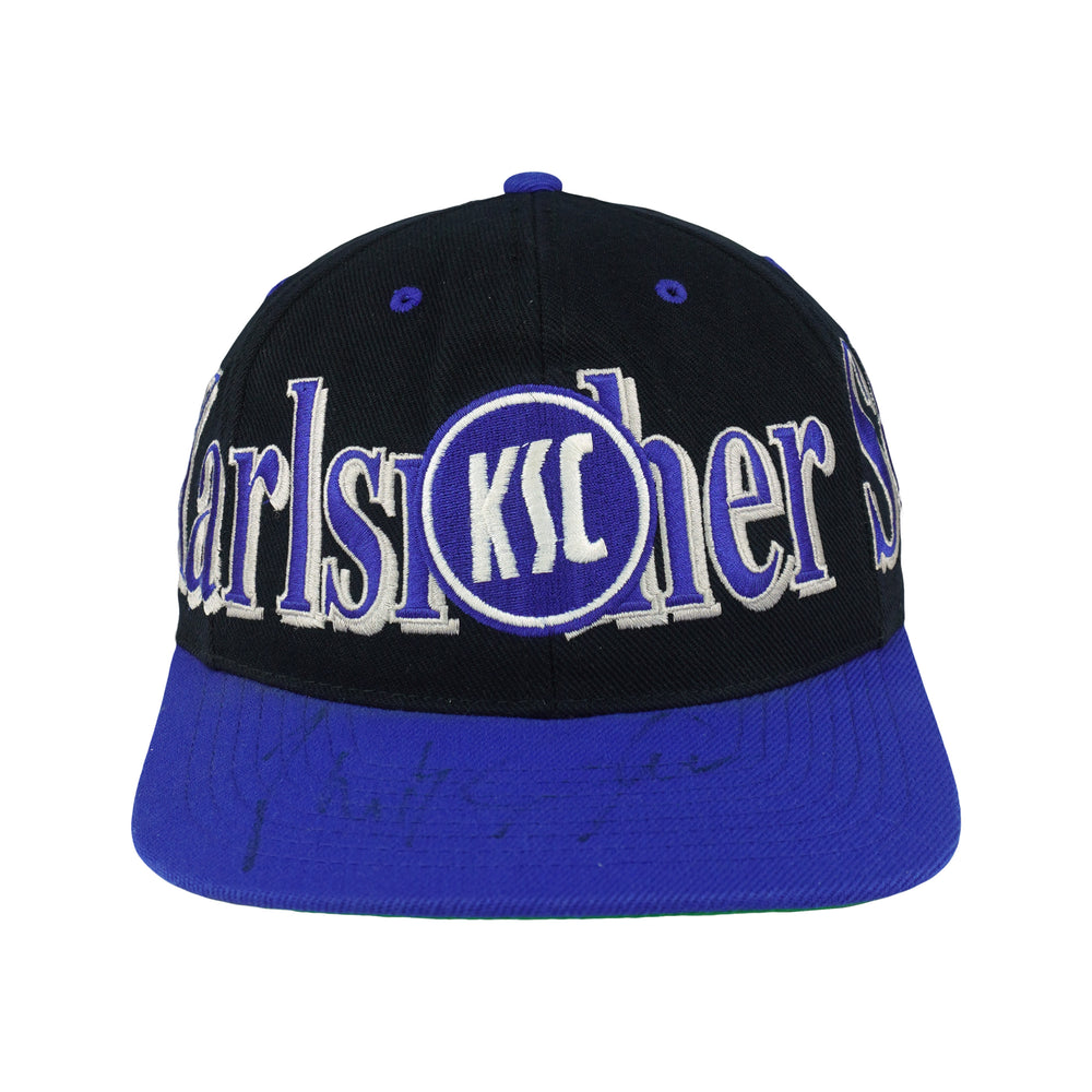 Vintage - Karlsruher SC German Football Club Snapback Hat 1990s OSFA Vintage Retro