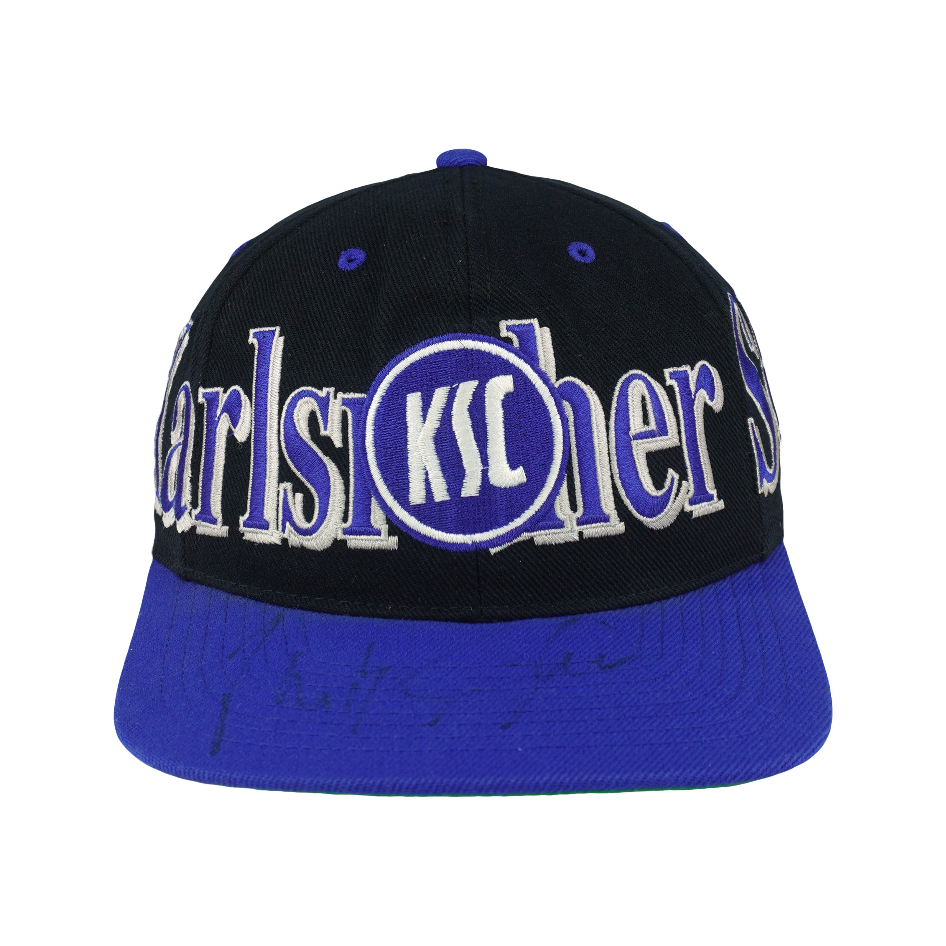 Vintage - Karlsruher SC German Football Club Snapback Hat 1990s OSFA Vintage Retro