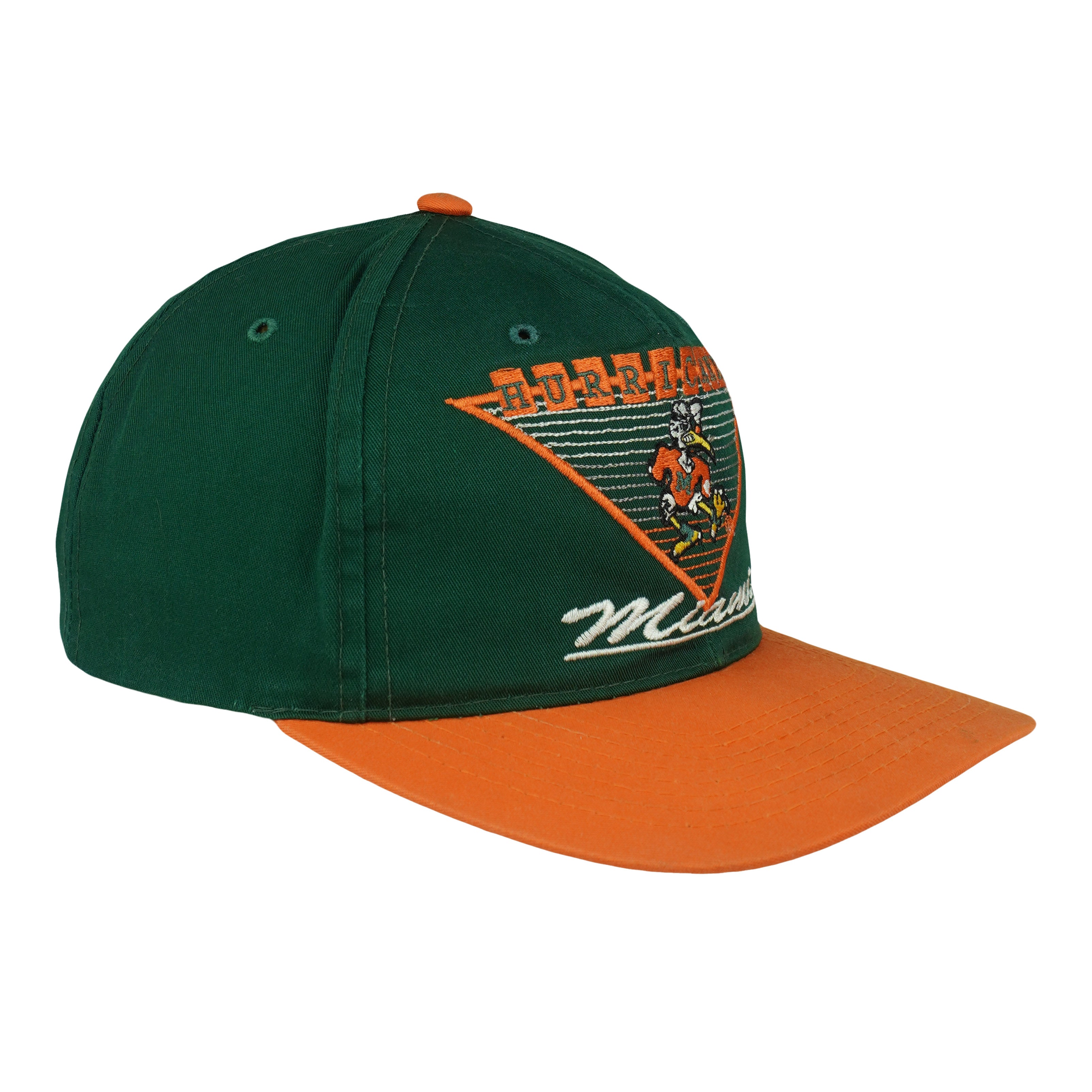 Annco Miami Hurricanes snapback angled front view