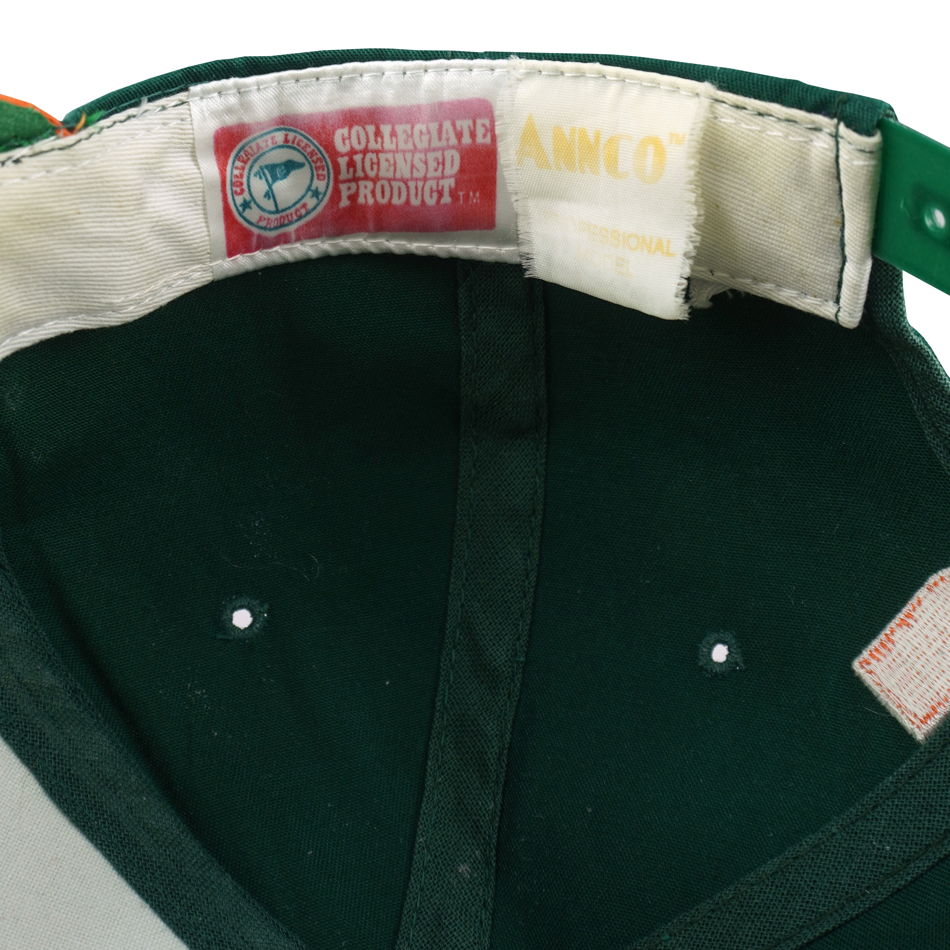 Annco and Collegiate Licensed Product hat labels