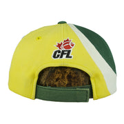 Reebok (CFL) - Edmonton Eskimos Colorblock Strapback Hat 1990s OSFA Vintage Retro Football