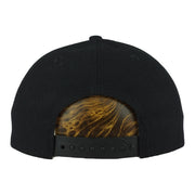 NHL (CCM) - Black Vancouver Canucks Snapback Hat 1990s OSFA Vintage Retro Hockey