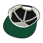 NHL (CCM) - Black Vancouver Canucks Snapback Hat 1990s OSFA Vintage Retro Hockey