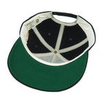 NHL (CCM) - Black Vancouver Canucks Snapback Hat 1990s OSFA Vintage Retro Hockey