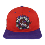 Vintage NBA - Toronto Raptors Big Logo Snapback Hat 1990s OSFA in red