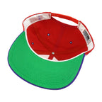 Vintage NBA - Toronto Raptors Big Logo Snapback Hat 1990s OSFA in red