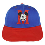 Disney - Mickey Mouse Snapback Hat 1990s OSFA Vintage Retro